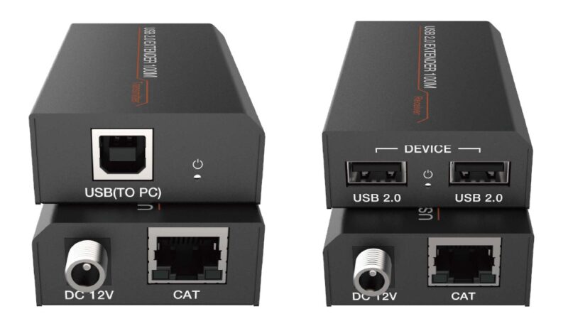 Комплект для передачи USB2.0 по витой паре EX-USB2
