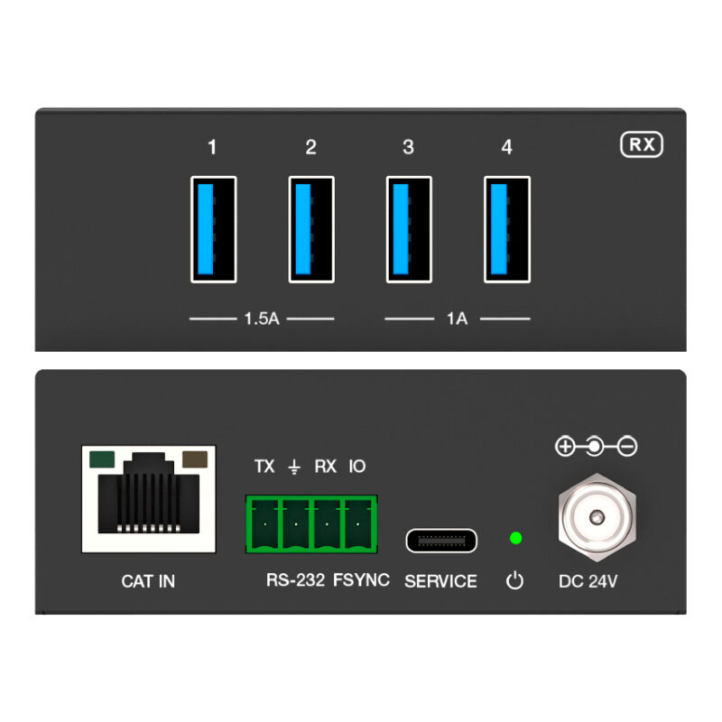 Комплект для передачи USB3.2 по витой паре EX-USB3