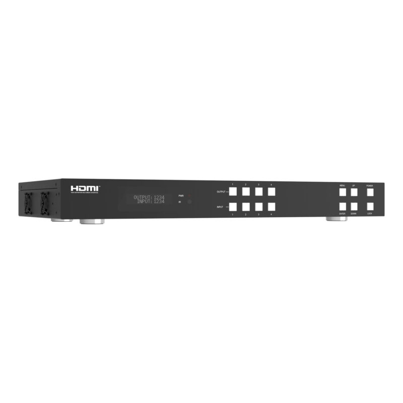 Матричный коммутатор HDMI 4_4, 4К@60Гц, 444 MX44UHD