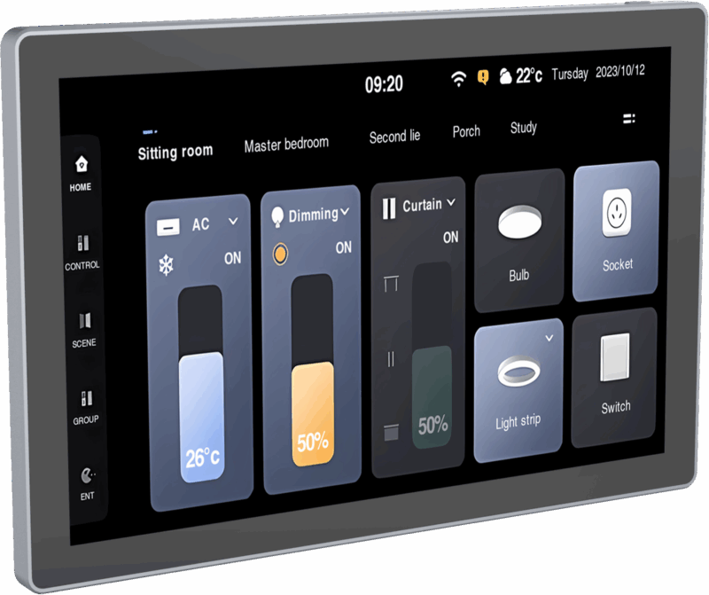 Настенная сенсорная панель управления AVC-WTouch10(A)